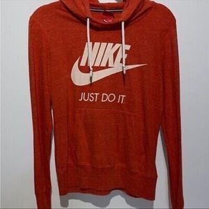 Red Nike vintage women’s hoodie.